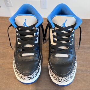 Nike Air Jordan 3 Retro Sports Blue 7Y fits Women’s 8